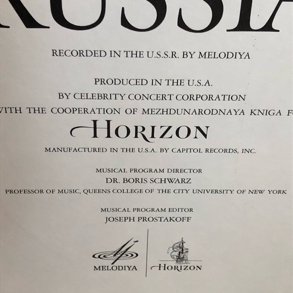 70's "The Music of Russia" Records - 2 - Russian Folk Music - Russian Opera - Picture 7 of 10